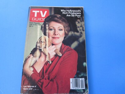TV GUIDE 1980 June 14 20 Lynn Redgrave House Calls Television Magazine Vintage