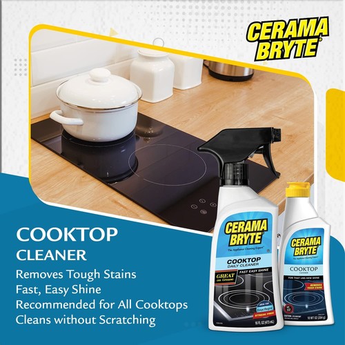 Heavy-Duty + Daily Spray Stove Top and Cooktop Cleaner Combo Kit for Glass an... - Picture 2 of 6