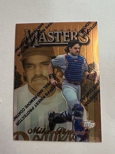 1997 Topps Finest - Common - Bronze #50 Mike Piazza - Picture 4 of 5