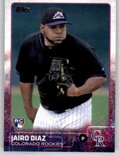 2015 Topps Series 2 Jairo Diaz Rookie RC Insert Set Break Rockies #668