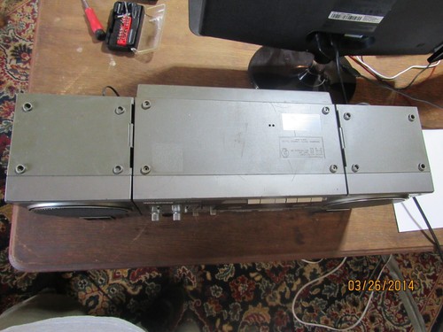 Vintage PANASONIC RX-C39 Boom Box Portable Stereo Component System, 80s Cassette - Picture 7 of 8