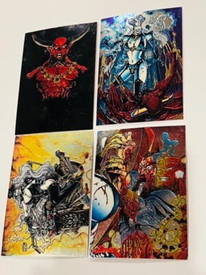 Lady Death Comic Trading Cards Lot Chromium Chaos Cryptic Chrome Pulido 1994 L14