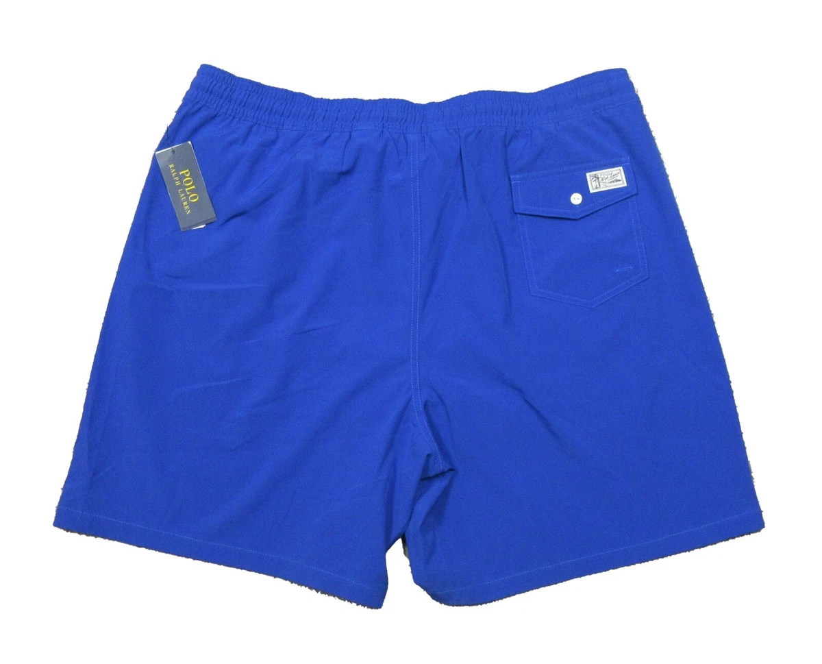 Polo Ralph Lauren Big Tall Men s Royal Blue Solid Print Swim