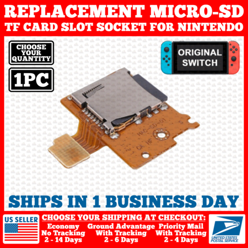 OEM Micro SD TF Card Reader Board Slot HAC-SD-01 HAC-001 For Nintendo Switch - Picture 8 of 9