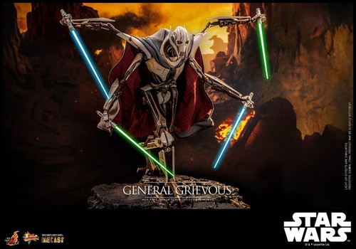 PREORDER Star Wars MMS Diecast Action Figure 1/6 General Grievous Hot Toys - Imagen 4 de 21