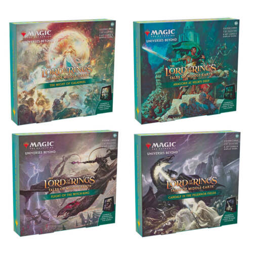 MTG The Lord of the Rings Tales of Middle-Earth Holiday Scene Boxes (Set of 4) M - Picture 1 of 5