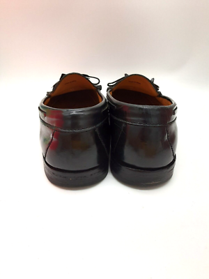 Cole Haan Shoes Mens 10 Black Leather Tassel Loafers Slip On Dress Round Toe Cole Haan Dress Tassel Loafers Mens Size 10 Black Slip On  main image 4