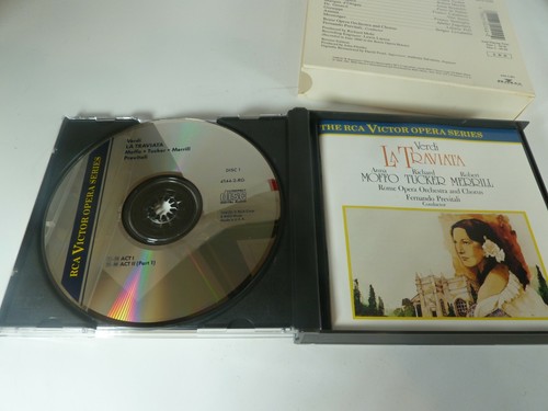 Verdi La Traviata 2 Cds Conjunto Moffo Tucker, Merrill-Rca Victor 4144-2-RG - Picture 3 of 4