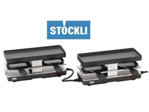 Stöckli Raclette Twinboard Set anthrazit- für 4 Personen - Bild 1 von 2