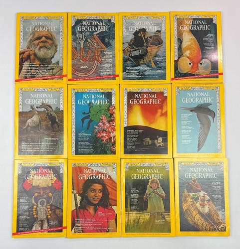 National Geographic 1973 Full Set Original Jan-Dec Vol 143 #1-Vol 144 #6 - Picture 1 of 13