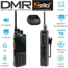 Global Inrico IRC380 4G Android DMR UHF VHF Radio Rugged Phone Walkie Talkie NFC