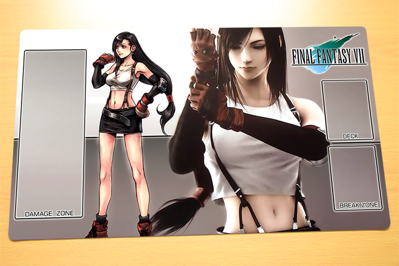 No.337 Final Fantasy Tifa Lockhart Trading Card Game Playmat