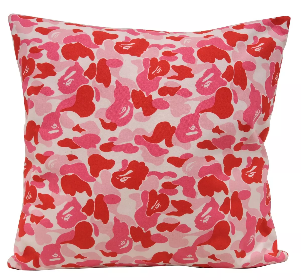 A Bathing Ape Bape ABC Camo Pink White Red OG Pillow Cushion Home Decor  Japan