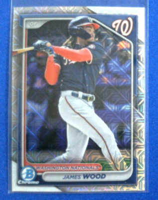 2024 BOWMAN CHROME PROSPECT JAMES WOOD MEGA BOX MOJO #BCP-216