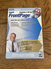 Video Professor Learn FrontPage PC Software