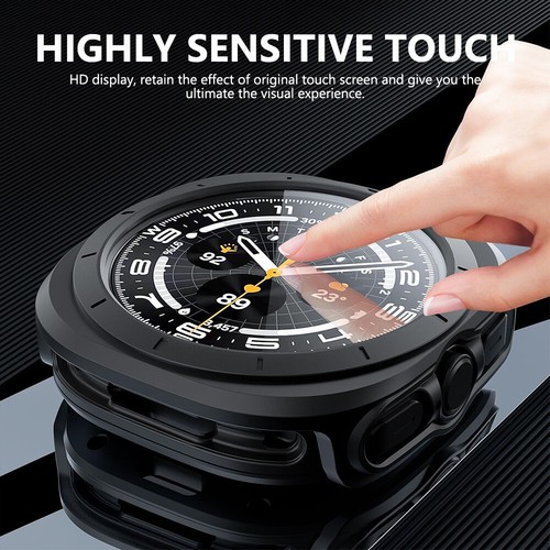 Pełne pokrycie Twardy PC Screen Protector Case do Samsung Galaxy Watch Ultra 47mm - Zdjęcie 5 z 14