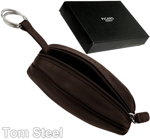Estuche para llaves de cuero PICARD bolsa para llaves estuche para llaves funda carpeta bolso NUEVO - Imagen 5 de 5