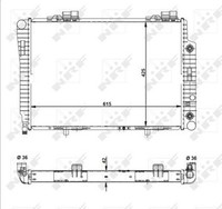 MotorküHler WasserküHler Easy FIT NRF 51281 FüR SLK Klasse Mercedes W202 Model