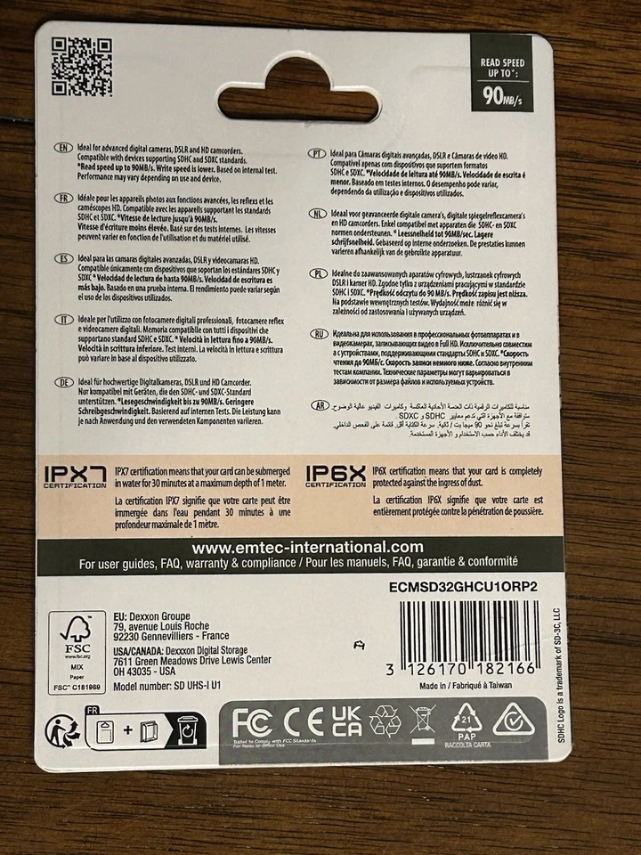 EMTEC 32G Outdoor Memory Card. Brand New. - Image 2 of 2