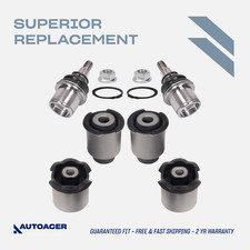 AUTOACER -6p Front Lower Control Arm Bushings Ball Joints for Land Rover LR3 LR4