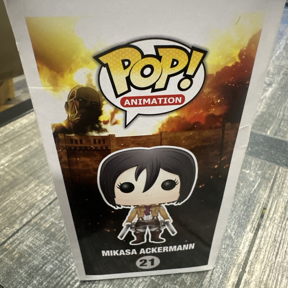 Funko Pop! Vinyl: Attack on Titan - Mikasa Ackerman #21 for sale