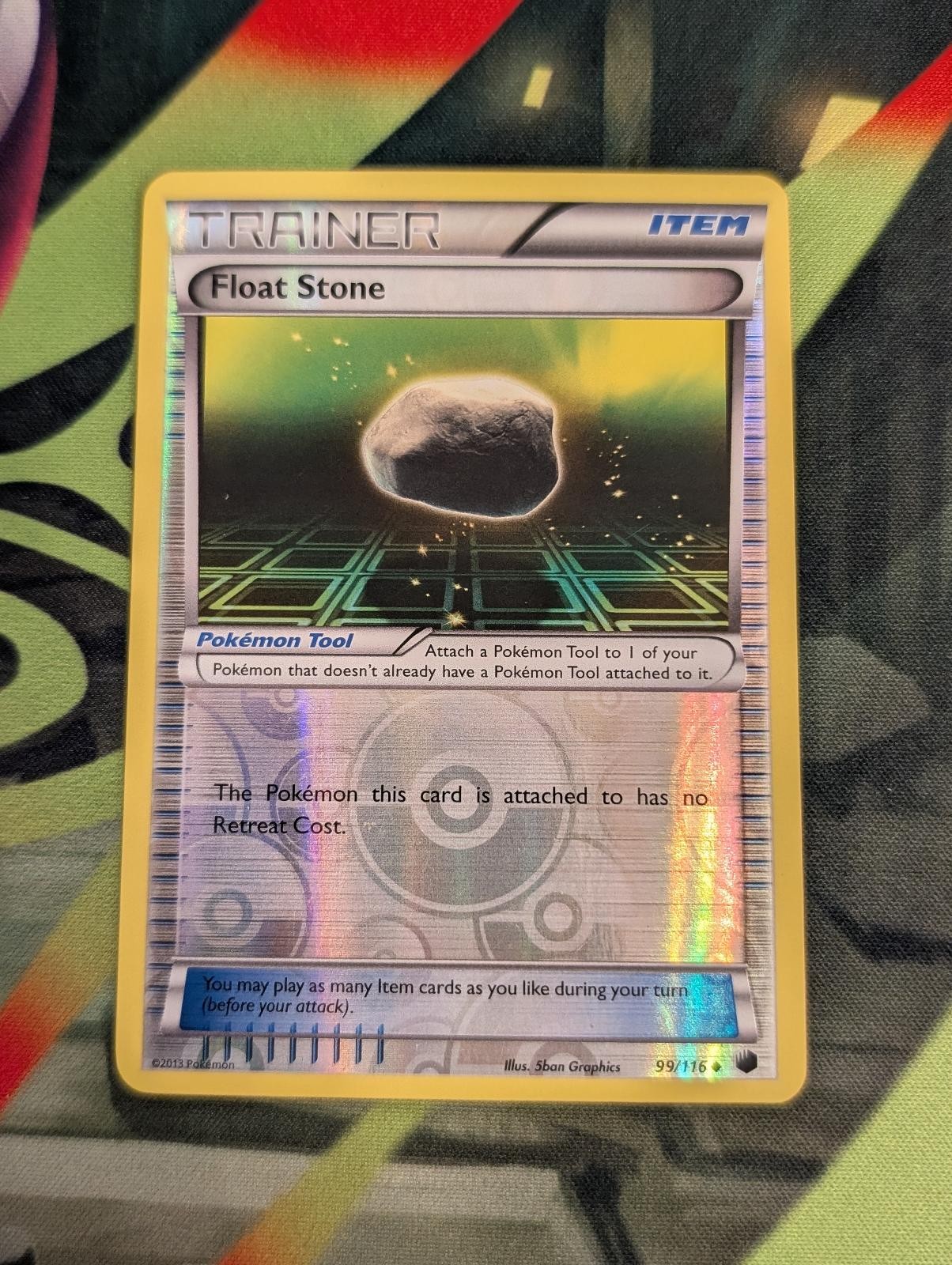 Float Stone 99/116 Uncommon Plasma Freeze Reverse Holo NM