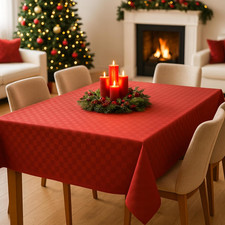 Tovaglia Natalizia Rettangolare in Cotone O Poliestere – Tovaglie Natalizie Eleg