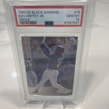 1999 Upper Deck Black Diamond #76 Ken Griffey Jr. PSA 10 Mariners
