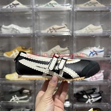 ONITSUKA TIGER MEXICO 66 TGRS BALLET FLATS Black/Cream 1182A678-001 New 