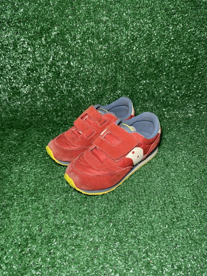 Saucony Niño Pequeño Niño Pequeño Talla 12 Bebé Jazz HL Tenis Zapatos Rojo Gancho y Lazo Foto 3 de 4