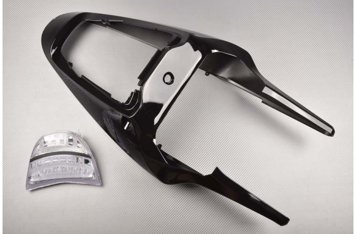 Coque arrière noire ABS de qualité supérieure avec feu clair pour Honda CBR 954RR
