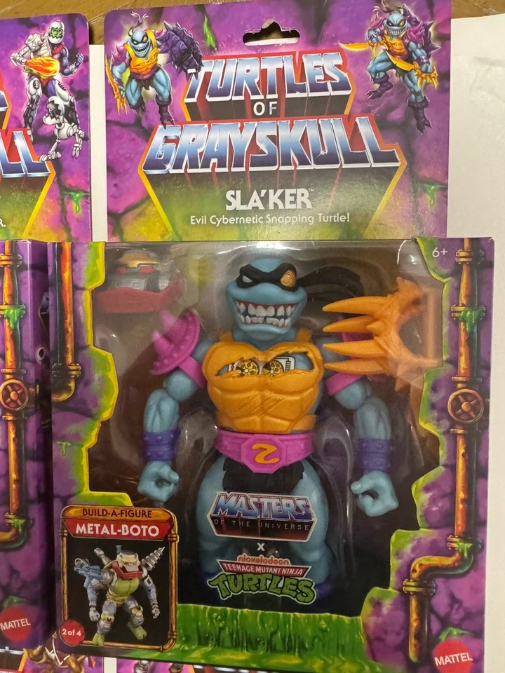 Ratonera Splinter-Skull Sla’ker Turtles of Grayskull 2bop Steady BAF Metalboto Foto 4 de 4