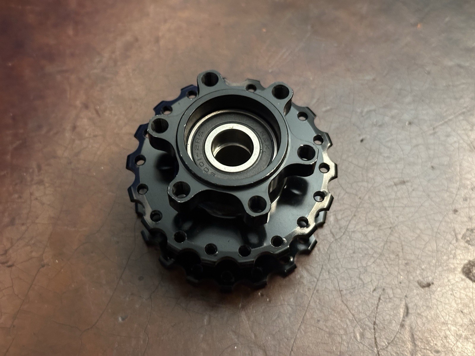 STRIDA Folding Bike Front Hub Disc 36h Black 12mm Axle