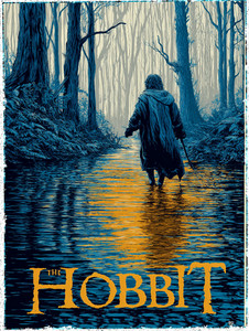 BILBO from THE HOBBIT Ltd. Ed. Giclee Signed and Numbered 1 /30 TOLKEIN