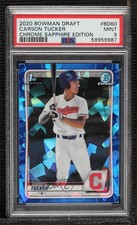 2020 Bowman Chrome Draft Sapphire Edition Carson Tucker #BD-60 PSA 9 MINT 1y9