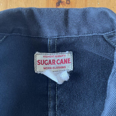 90s SUGAR.CANE WORK JACKET サイズ38 90s Sugar Cane Cotton Work Jacket size: 38 Black, one-wash