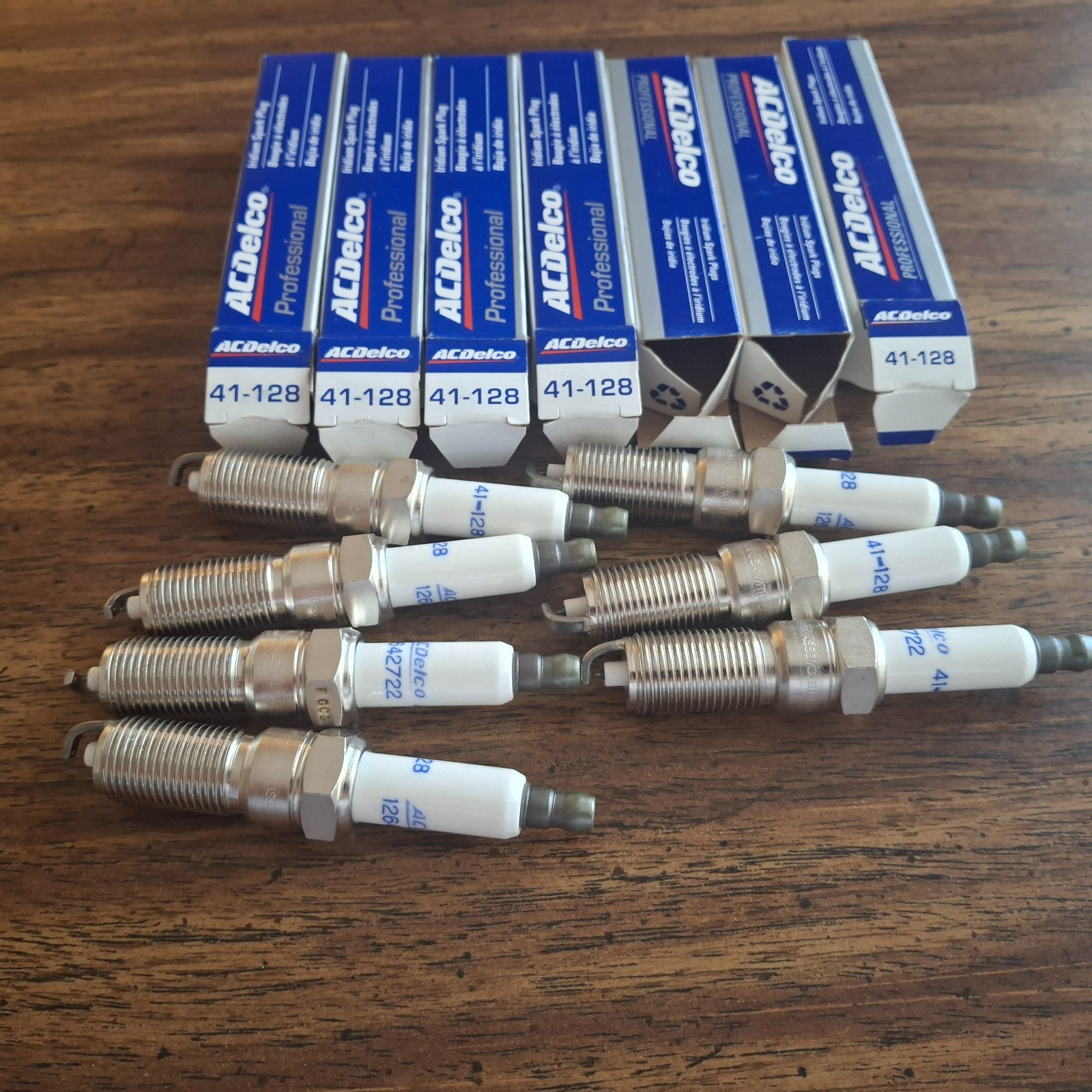 7pc  Iridium Spark Plugs AcDelco For Cadillac CTS Chevrolet Camaro Corvette