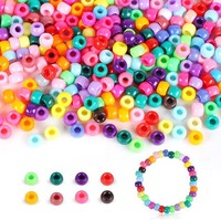 Pony Perlen Zum AuffäDeln 1000 StüCk 6×9Mm Transparente Bastelperlen Diy Schmuck