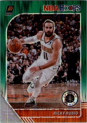 2019-20 Hoops Premium Stock Prizms Green Flash #189 Ricky Rubio /99 - BSK