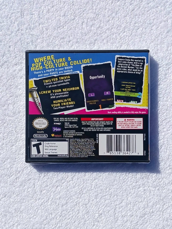 You Don't Know Jack Nintendo DS Brand New Factory Sealed - Image 2 of 2