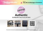 Burberry Unisex Multicolor Check Adjustable Strap Shoulder Diaper Bag w/COA — photo 7