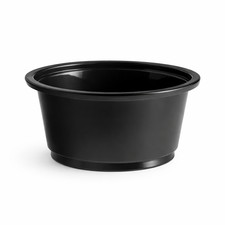 2 oz Black Plastic Portion Cups 2500ct BPA Free PP Souffle Condiment Cups