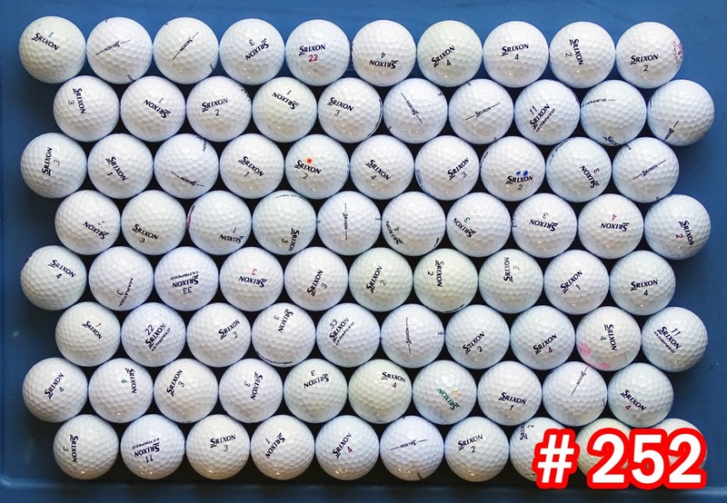 80. Srixon Used Golf Balls A worthy choice ! Look ! Package #252