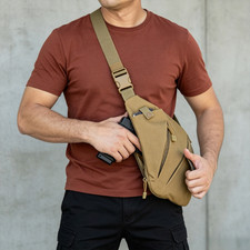 Unisex Anti-Theft Crossbody Sling Shoulder Bag Adjustable Strap Outdoor Pack