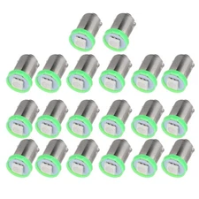 20PCS Green 1-5050-SMD LED Bulb Ba9s Instrument Dash Light Gauge Lamp For Ford
