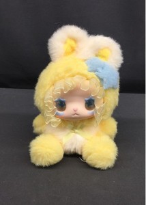 Lovely Emma Bunny Alliance Series Yellow Rabbit Plush Pendant Toy
