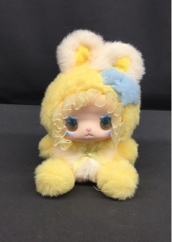 Lovely Emma Bunny Alliance Series Yellow Rabbit Plush Pendant Toy