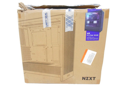 NZXT H5 Flow 2024 RGB Compact ATX Mid-Tower Airflow PC Case - Black