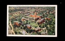 EARLY 1900's POSTCARD "AEROPLANE VIEW OF UNIVERSITY OF TENNESSEE" KNOXVILLE
