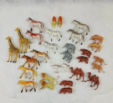Vintage Noah  s Ark 30 Animal's Plastic Toys